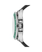 Orologio da uomo in pelle nera Baden