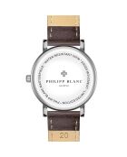 Reloj de hombre en piel de nylon marrón