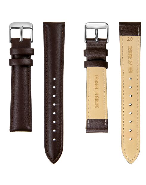 Montre Homme en Cuir Nyon marron