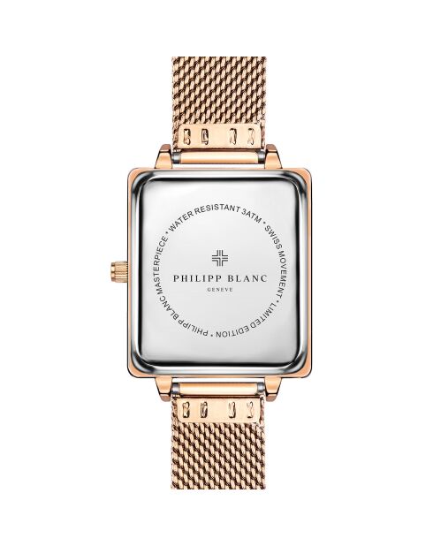 Montre Femme en Acier Sion rose doré