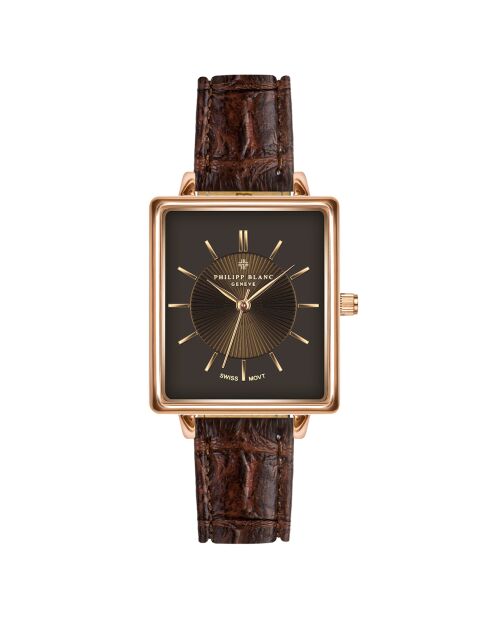 Montre Femme en Cuir Sion marron