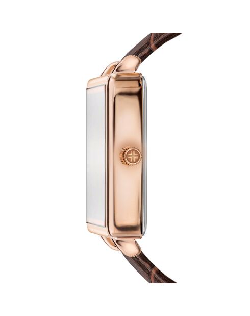 Montre Femme en Cuir Sion marron