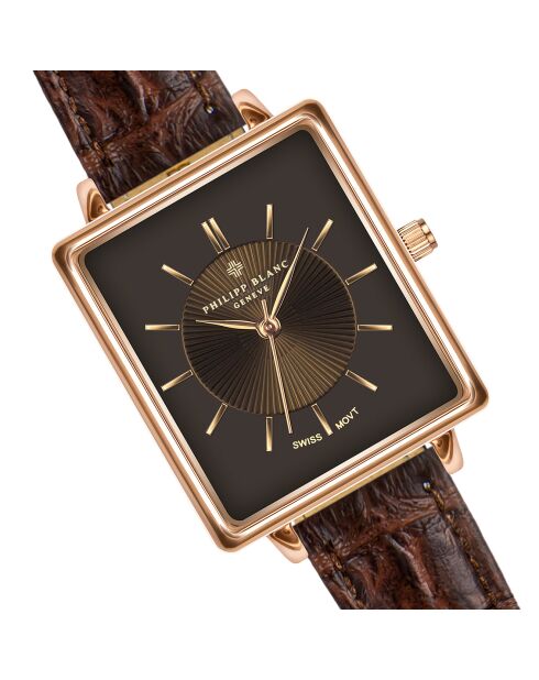 Montre Femme en Cuir Sion marron