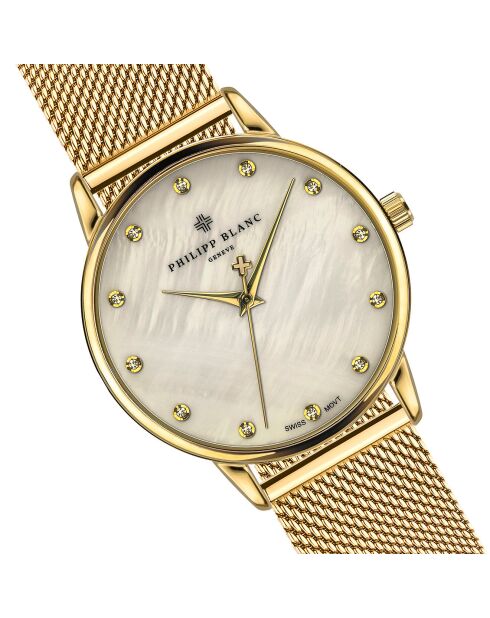 Montre Mixte en Acier Jona dorée