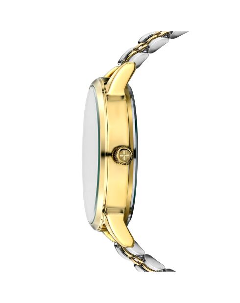 Jona Uhr aus gemischtem Stahl in Gold/Silber