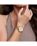 Jona Brown horloge van gemengd leer