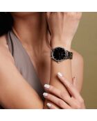 Prilly horloge van gemixt staal en goud