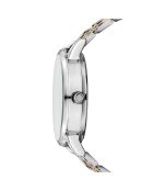 Prilly horloge van gemixt staal en goud