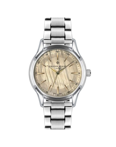 Montre Homme en Acier Worb argentée