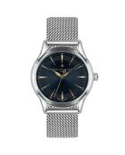 Emmen herenhorloge van zilverstaal