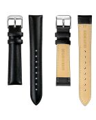 Montre Homme en Cuir Emmen noire