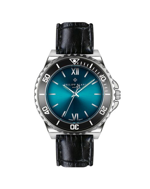 Montre Homme en Cuir Onex noire