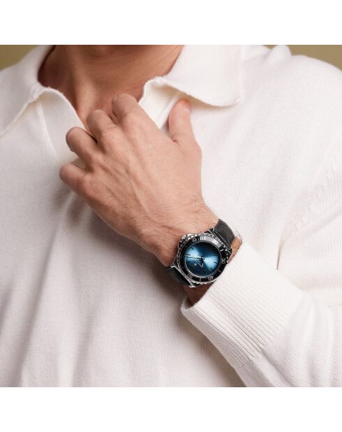 Montre Homme en Cuir Onex noire