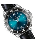 Reloj Onex de cuero negro para hombre