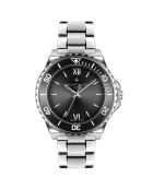 Zilverkleurig stalen horloge van Wettingen voor heren