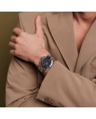 Zilverkleurig stalen horloge van Wettingen voor heren