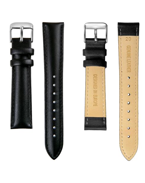 Montre Homme en Cuir Wettingen noire