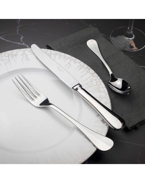 Service entrée, fromage & dessert Héritage - 13 pièces gris