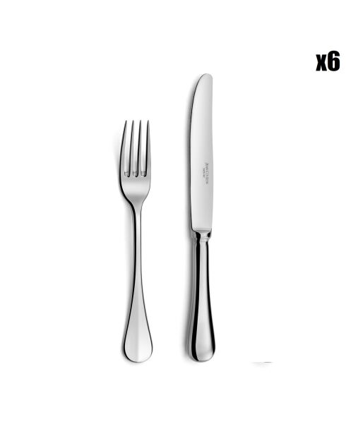 Service entrée, fromage & dessert Héritage - 13 pièces gris