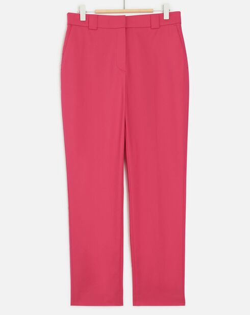 Pantalon cigarette Bobby fuchsia