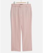 Pantalon en Lin mélangé Lonni rose pâle