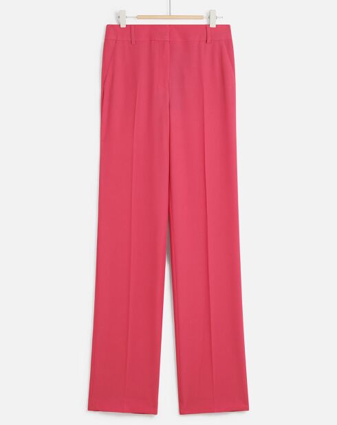 Pantalon droit Clément fuchsia