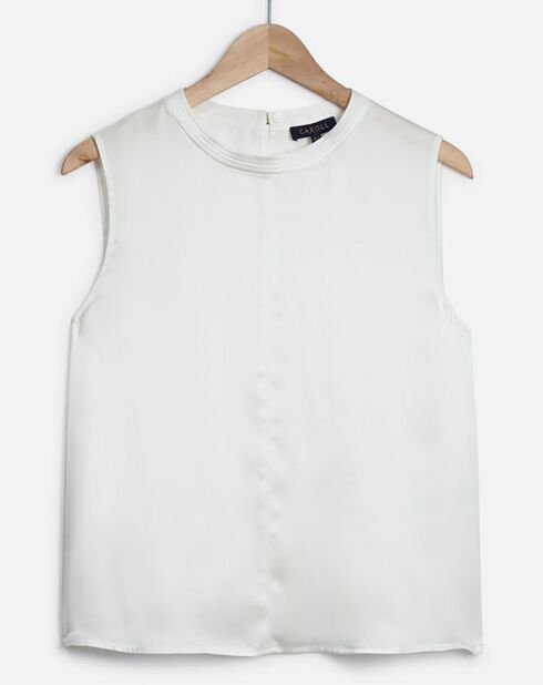 Blouse 100% Soie Grace ivoire