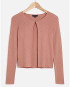 Cardigan William vieux rose