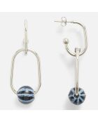 Boucles d'oreilles Rosiebox argentées