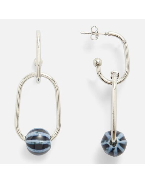 Boucles d'oreilles Rosiebox argentées