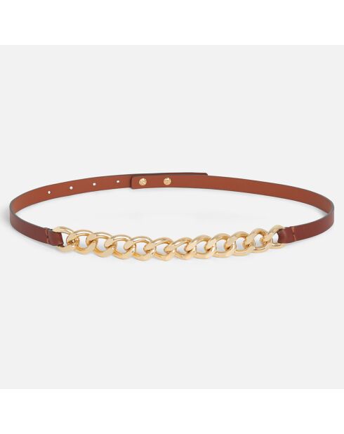 Ceinture en Cuir Vanessa camel