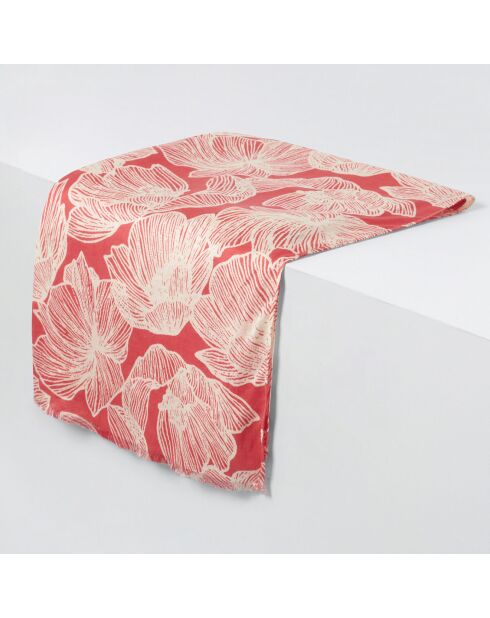 Foulard Norah corail - 70x180 cm