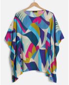 Blouse oversize Samuel imprimée multicolore