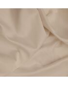 Parure housse de couette en satin de coton beige
