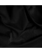 Parure housse de couette en satin de coton noire