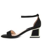 Sandales Chloé noires - Talon 6 cm