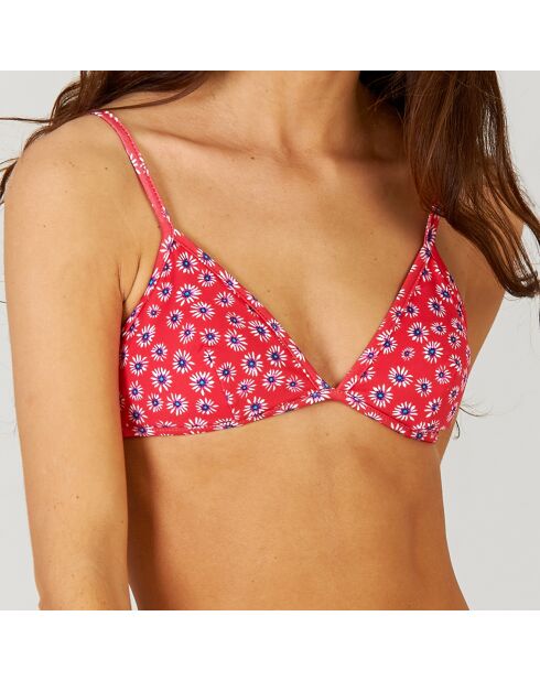 Haut de maillot de bain Trims Marguerites rose