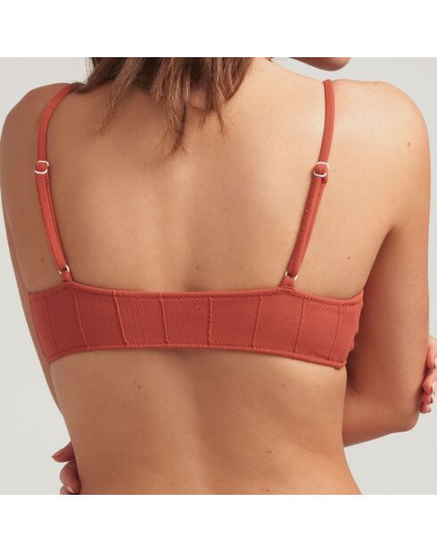 Haut de bikini Lace marron