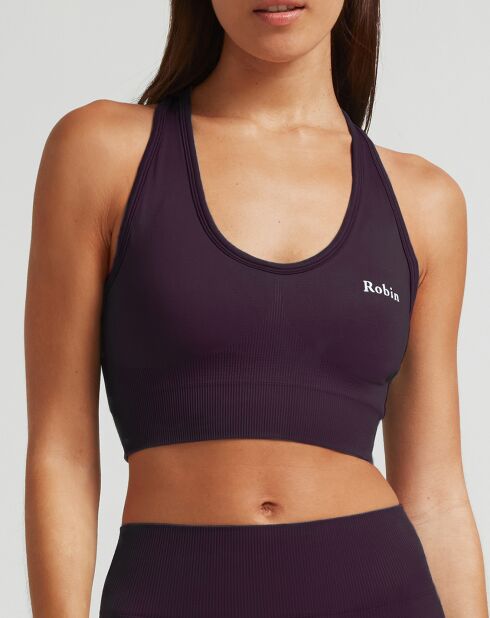 Top de sport marron