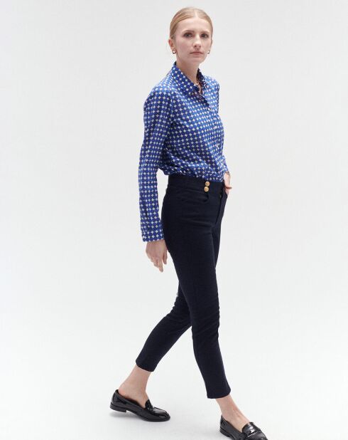 Pantaloni skinny Andover blu marino