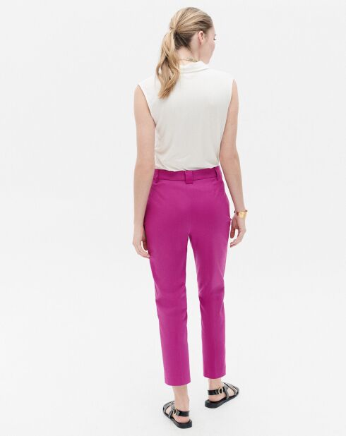 Pantalon cigarette Bobby violine
