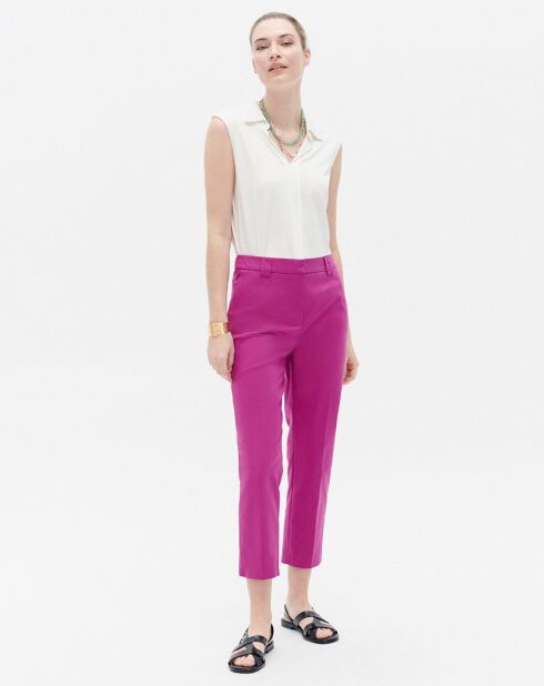 Pantalon cigarette Bobby violine