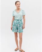 Short Maelo tie & dye vert emeraude