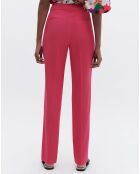 Pantalon droit Clément fuchsia