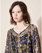 Robe Donablue print mara