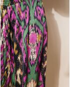 Pantalon Samira ikat noir