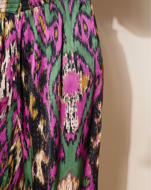 Pantalon Samira ikat noir