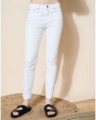 Jean en Coton Bio Lslim blanc