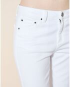 Jean en Coton Bio Lslim blanc