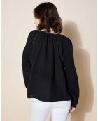 Top en Coton Bio Rosmedina noir